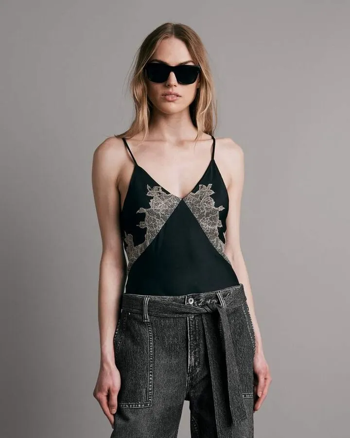 Logan Silk Lace Cami