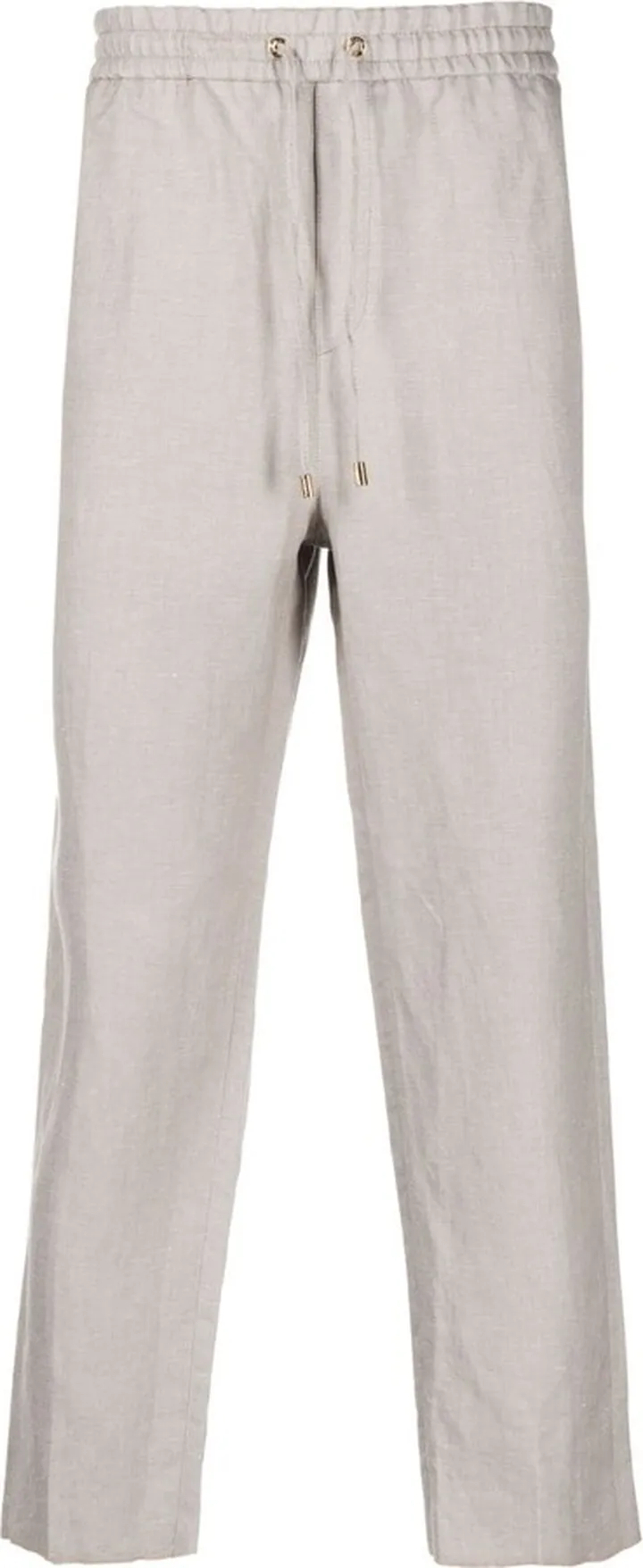 Drawstring-Waist Cropped Trousers