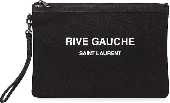 Rive Gauche Zipper Pouch