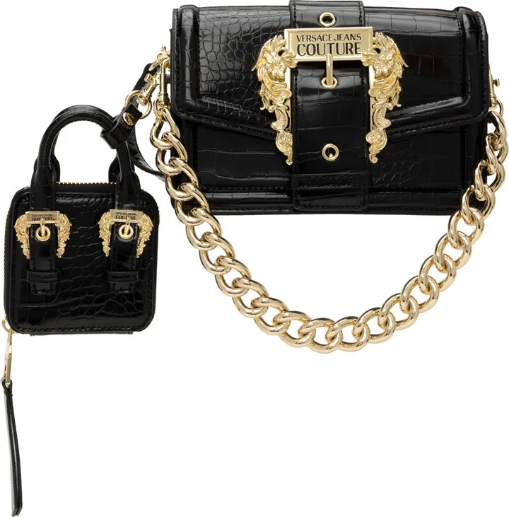 Versace Jeans Couture Black Disco Bag