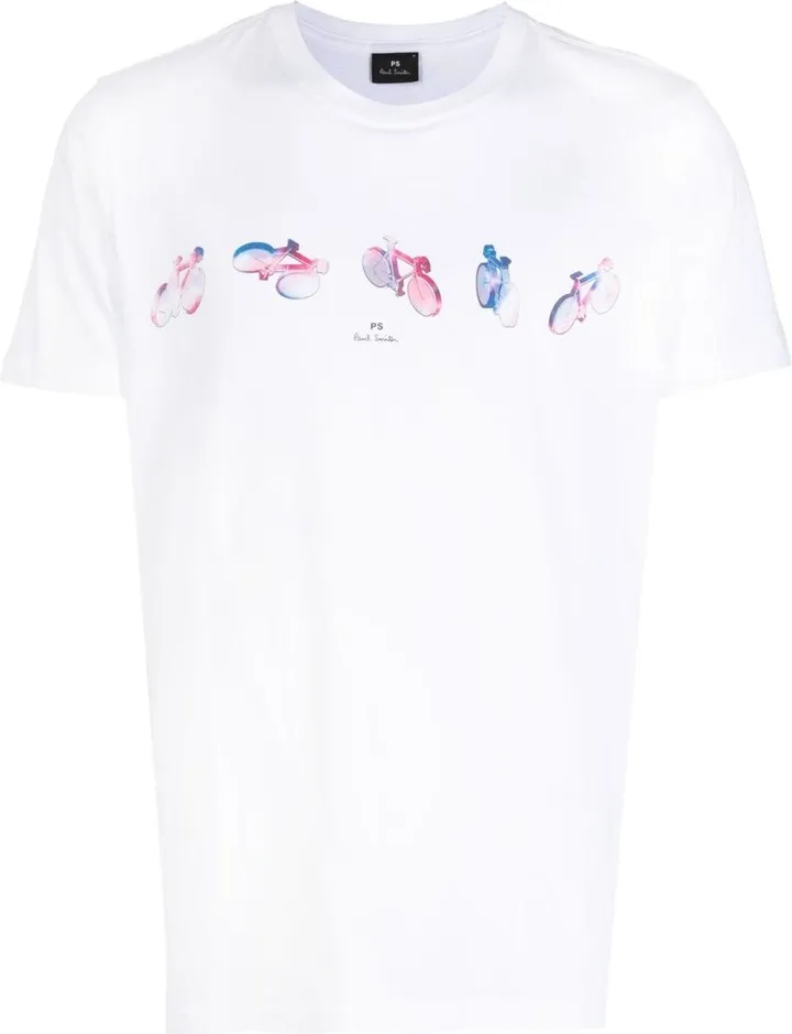 graphic-print cotton T-shirt