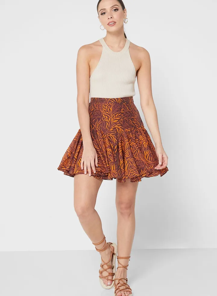 High Waist Mini Skirt