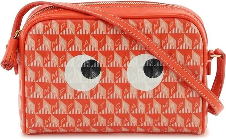Anya Hindmarch I Am A Plastic Bag Eyes Zipped Crossbody Bag