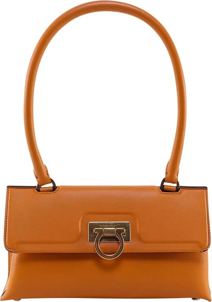 Salvatore Ferragamo Trifolio Long-Handle Shoulder Bag