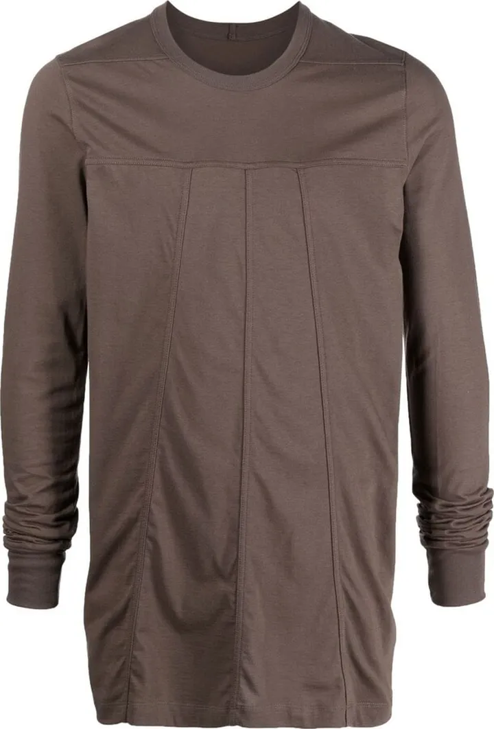 Grid Level panelled T-shirt