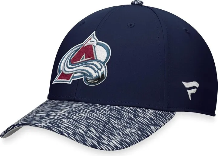 Men's Fanatics Branded Navy Colorado Avalanche 2023 Stanley Cup Playoffs Locker Room Adjustable Hat