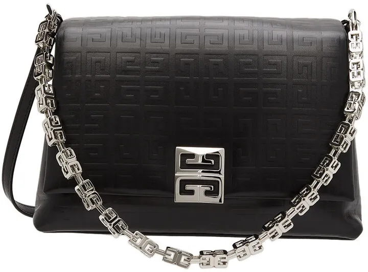 Givenchy Black Medium 4G Shoulder Bag