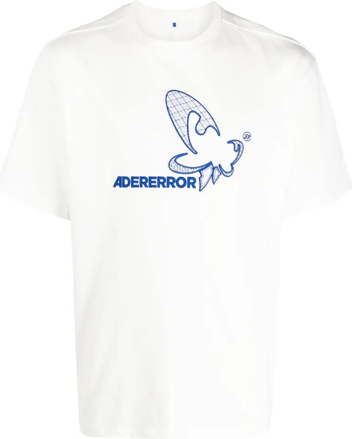embroidered-logo T-shirt