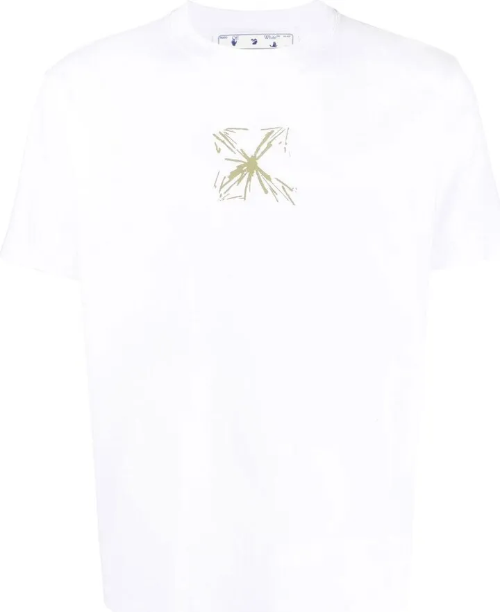 Arrows-print cotton T-shirt