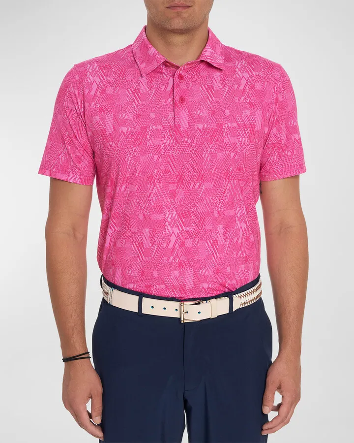 Men's Beauford Stretch Knit Polo Shirt