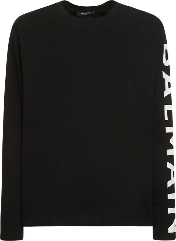 Logo printed long sleeve t-shirt