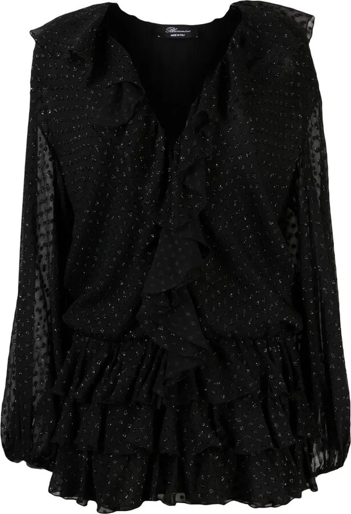 Fil Coupé Ruffled Minidress
