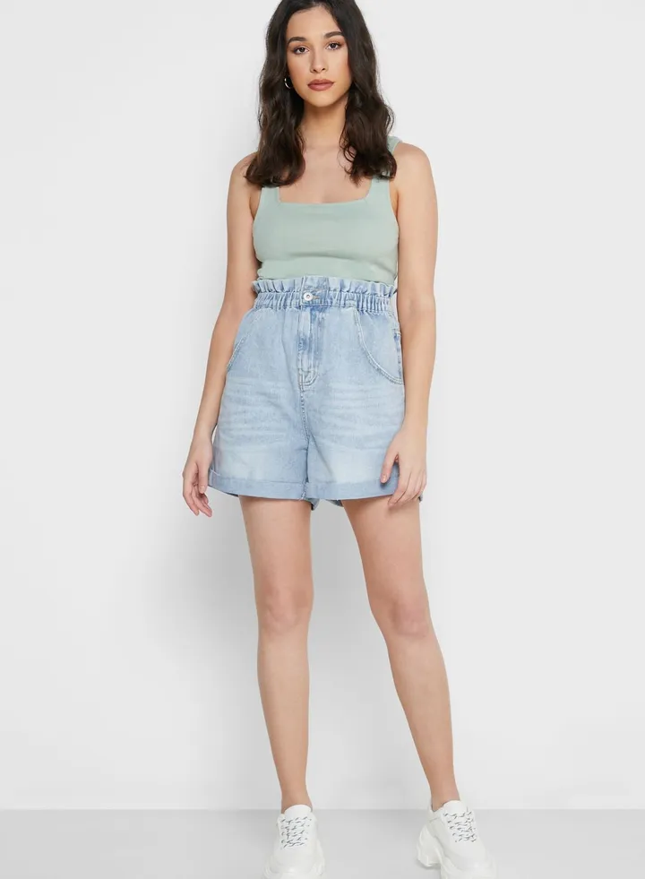 Paperbag Mini Shorts