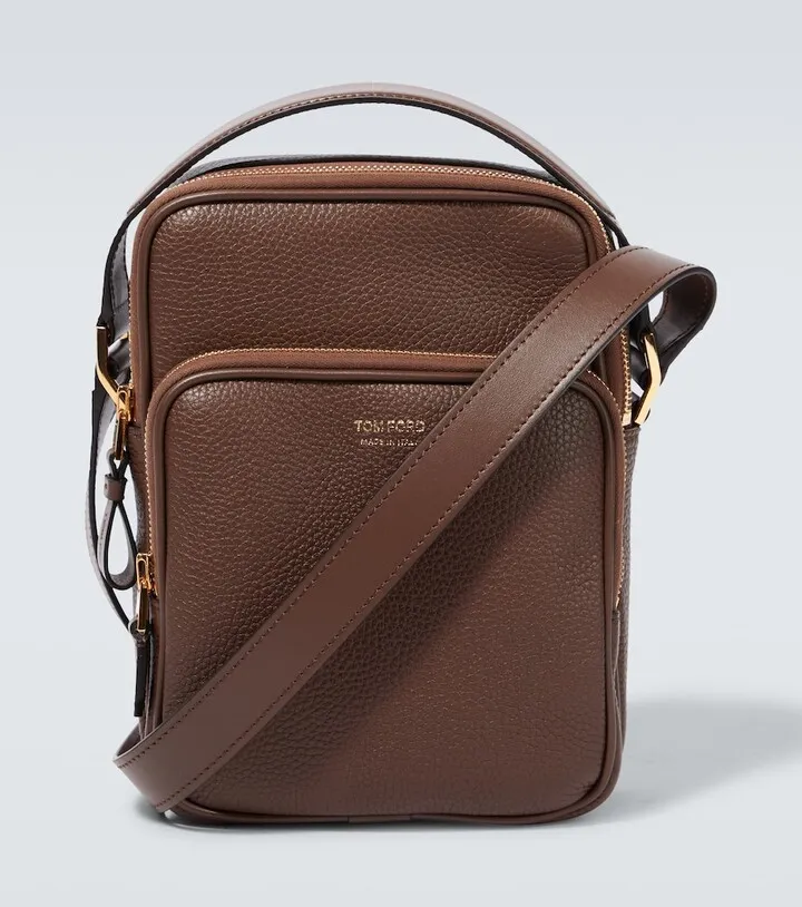 Leather crossbody bag