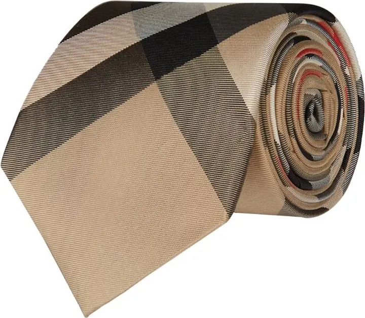Burberry Classic Cut Check Silk Tie
