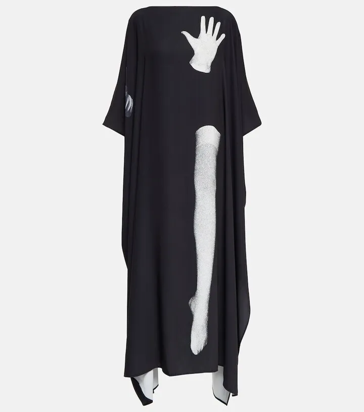 Printed maxi dress
