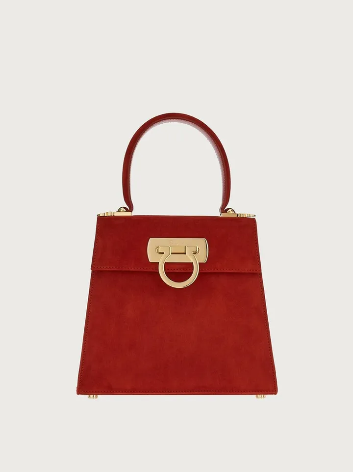 Ferragamo Women Iconic Top Handle (S) Red