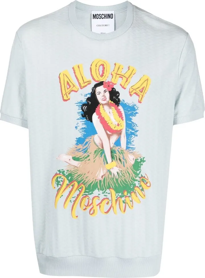 graphic-print short-sleeved T-shirt