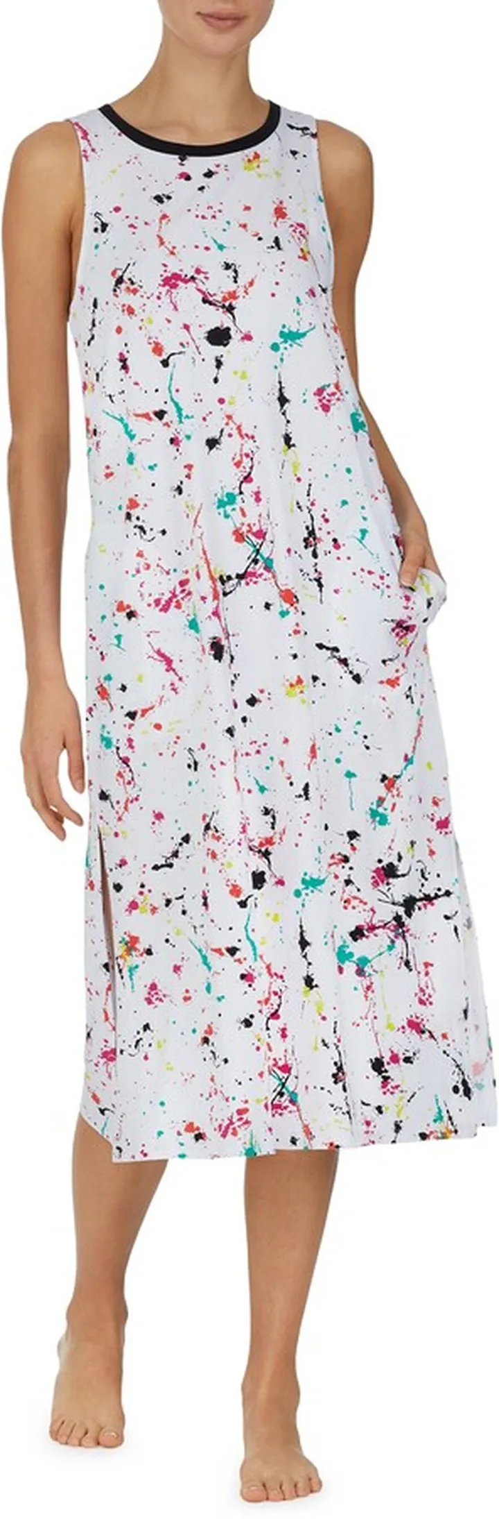 Print Longline Chemise