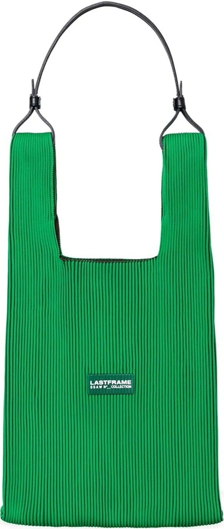 Medium two-tone market shoulder bag