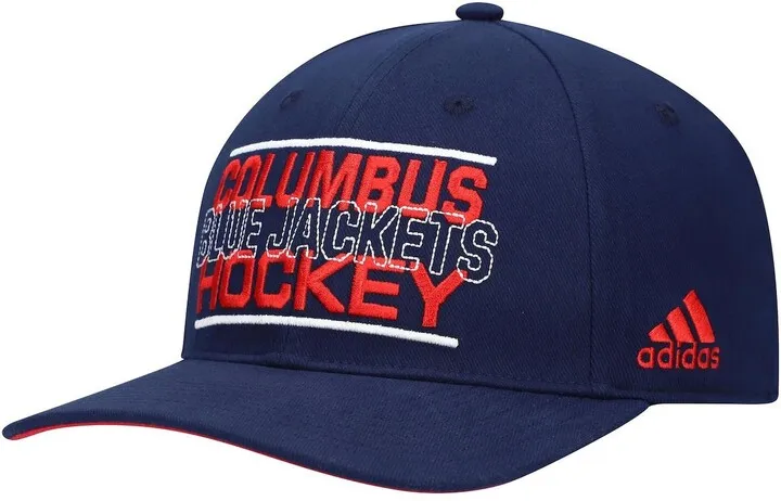 Men's Navy Columbus Blue Jackets Slouch Flex Hat