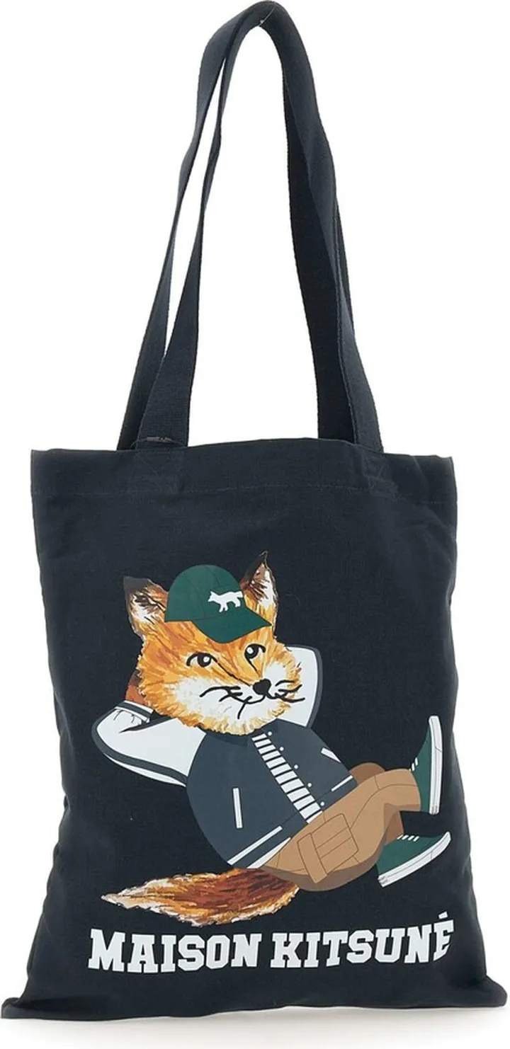 dressed Fox Vertical Tote Bag