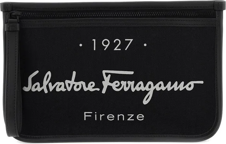 Ferragamo Canvas Pouch