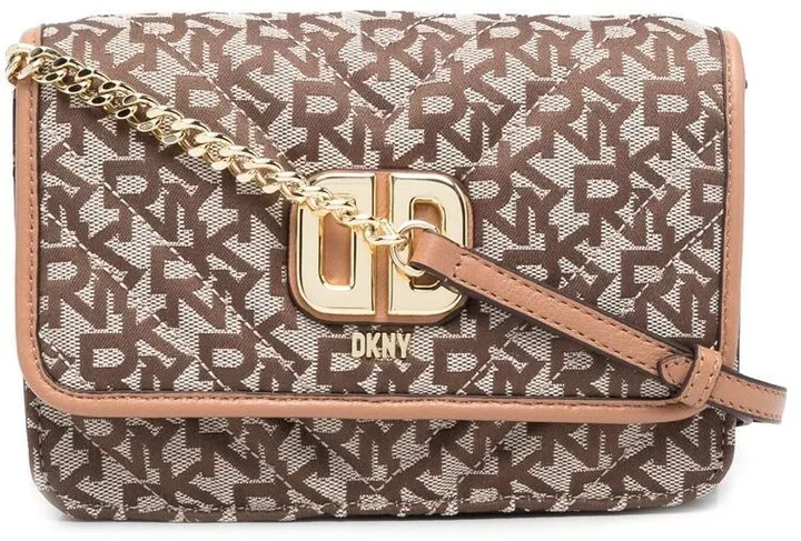 DKNY- Delphine Monogram Crossbody Bag