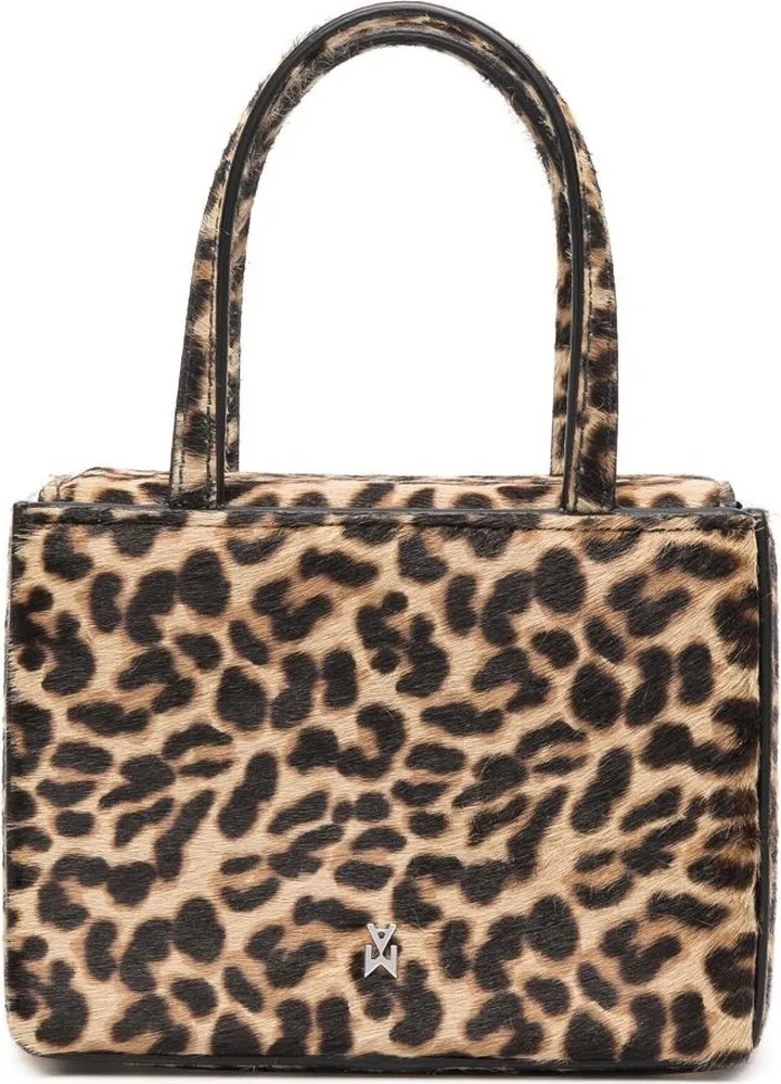 Brown Super Amina Giorgia Leopard Print Mini Bag