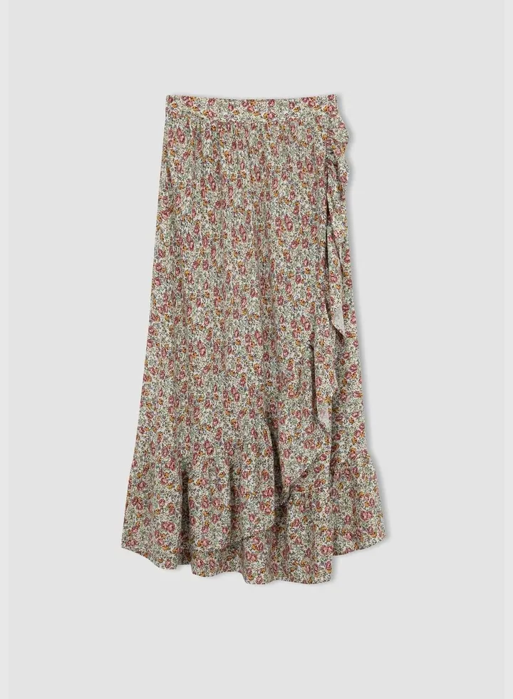 Woman A Line Woven Skirt