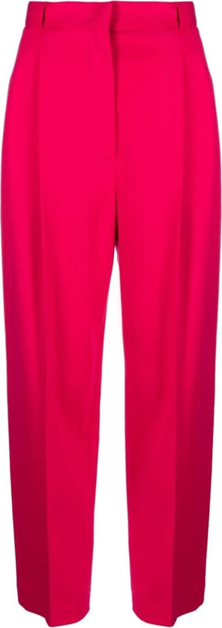 Straight-Leg Cut Trousers