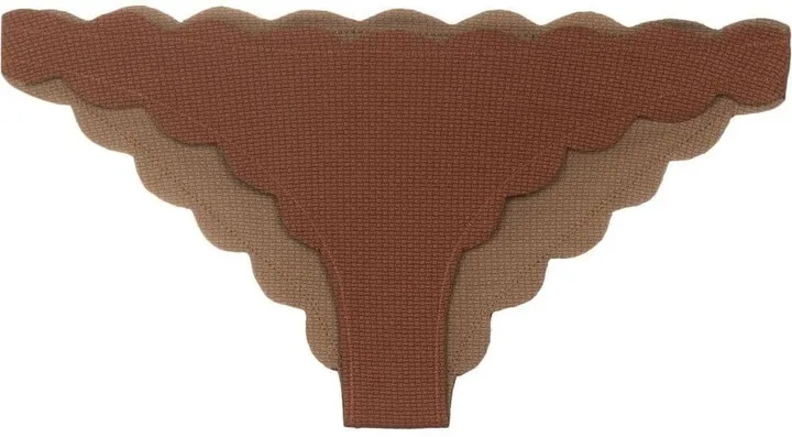 Scallop-Edge Bikini Bottoms
