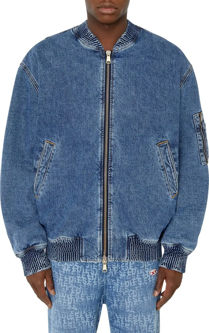 Weltik Denim Bomber Jacket