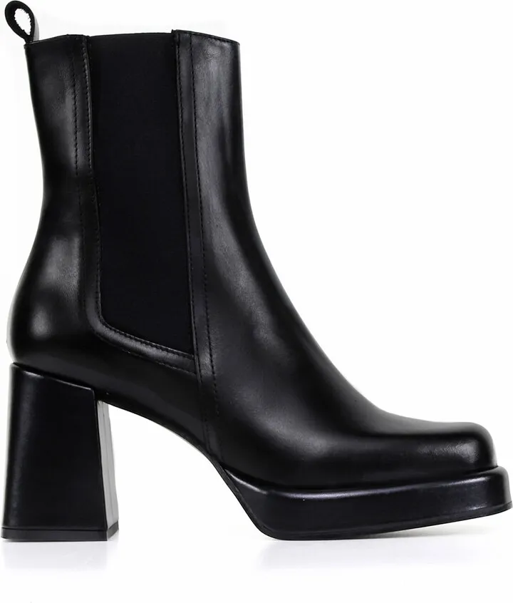 Ankle Boot With Platform And Heel