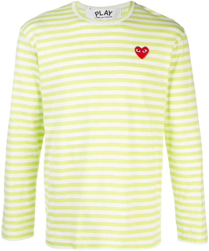 striped logo T-shirt