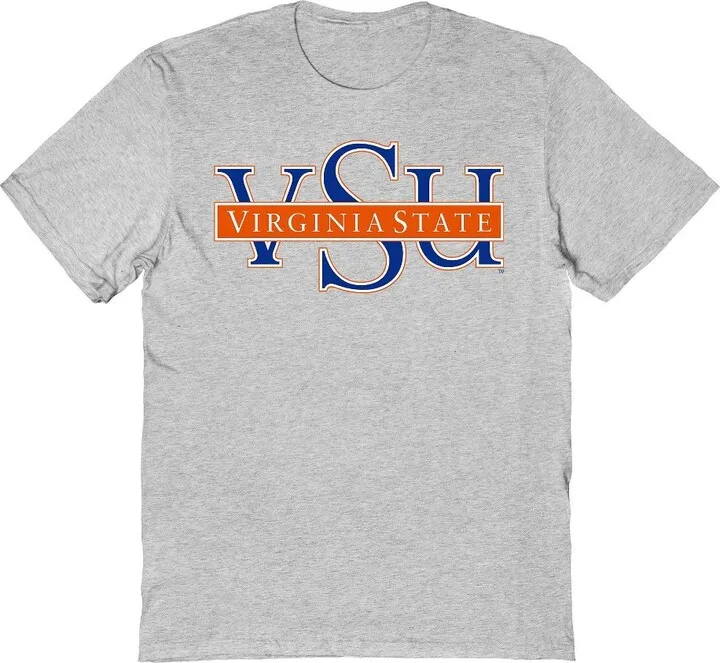 NCAA Virginia State University Sports T-Shirt - Gray XXL