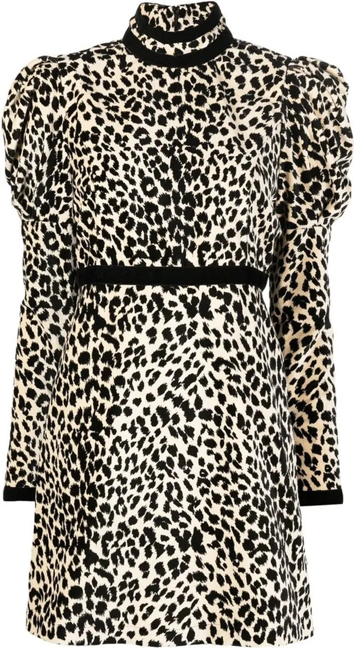 Tate leopard-print mini dress