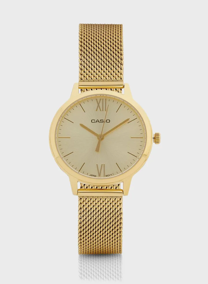 Steel Strap Analog Watch