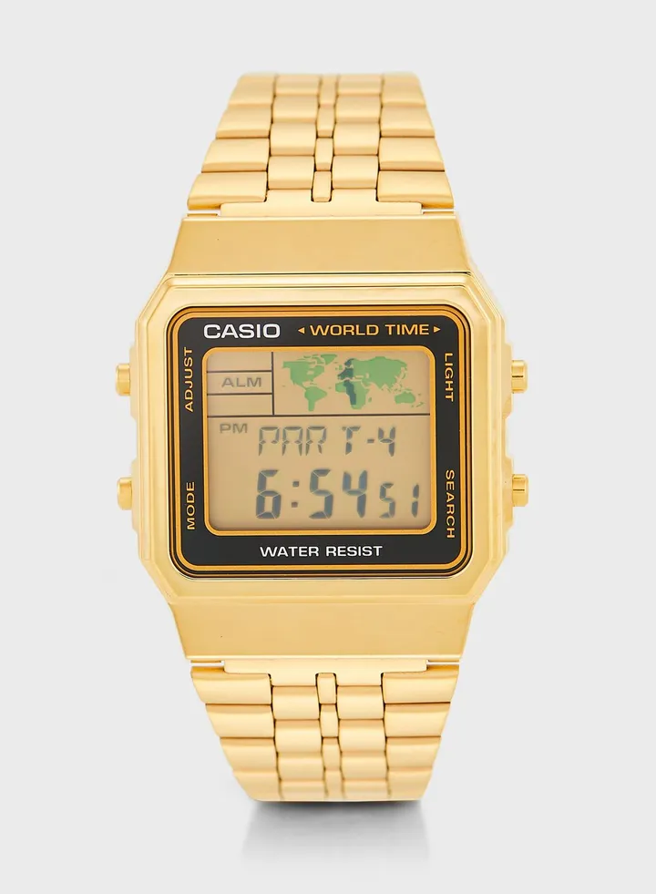 Steel Strap Digital Watch