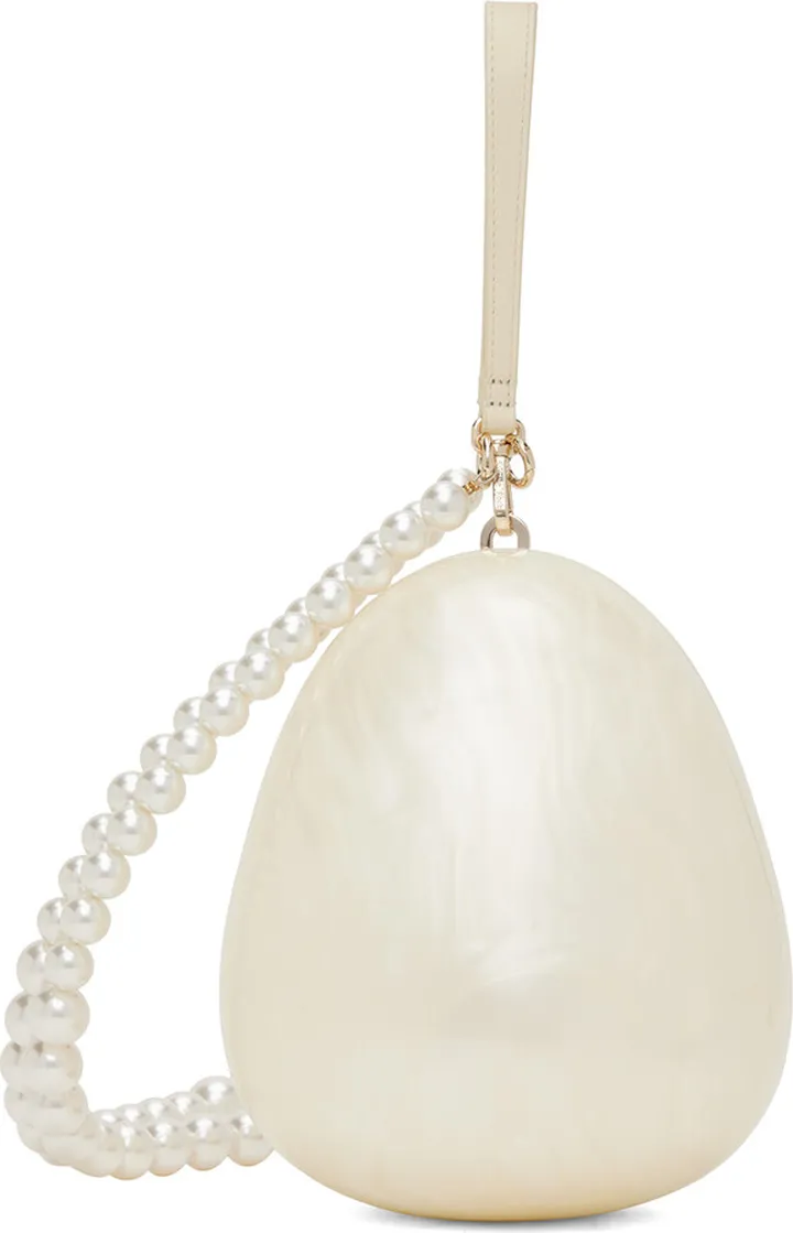 Simone Rocha Off-White Egg Bag