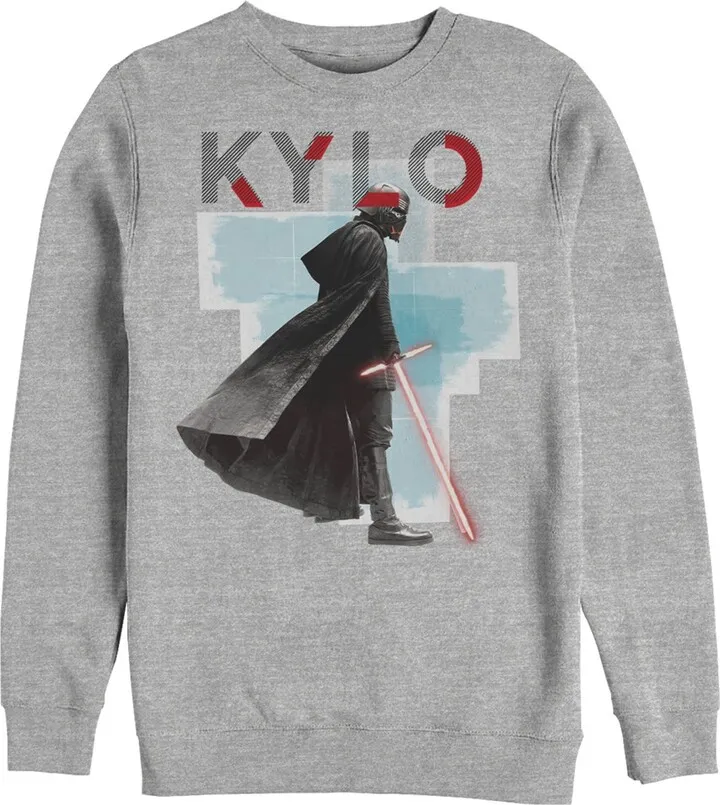 Men's Star Wars: The Rise of Skywalker Sinister Kylo Sweatshirt - Athletic Heather - Small