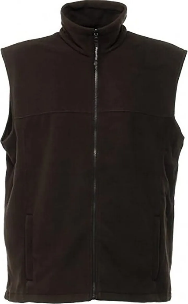 Regatta Regatta Unisex Haber II Full-Zip Bodywarmer Fleece Anti-Pill Jacket (250 GSM) (Black) - Black