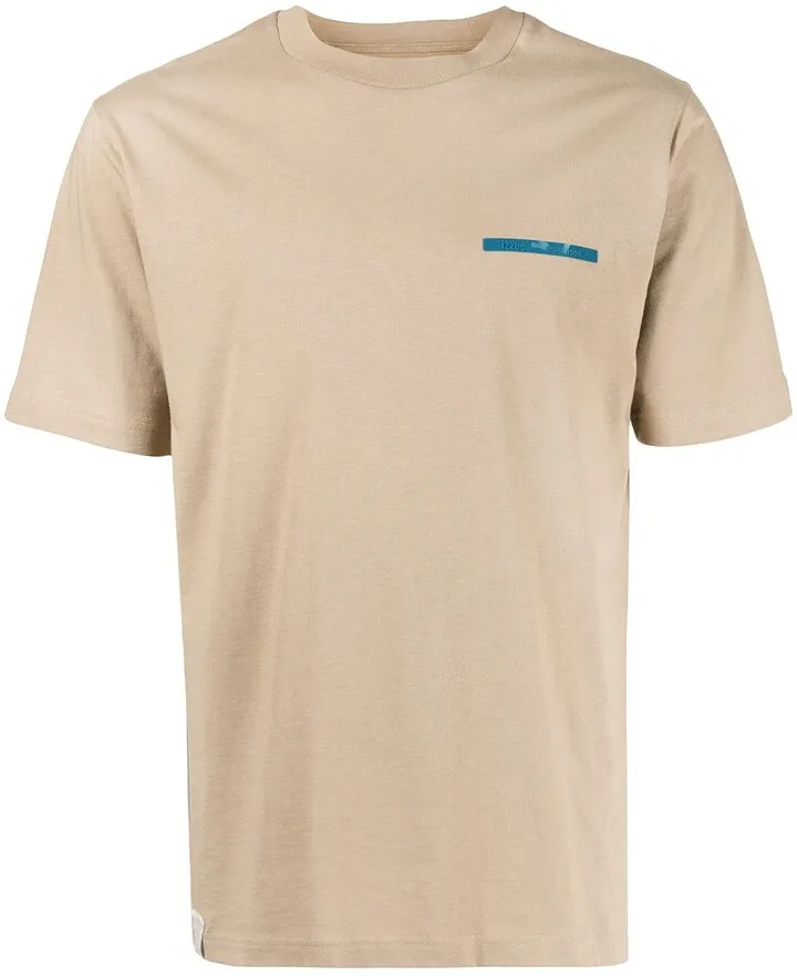 slogan-print short-sleeved T-shirt