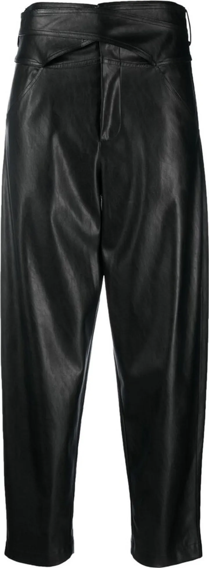 High-Waist Cropped Trousers