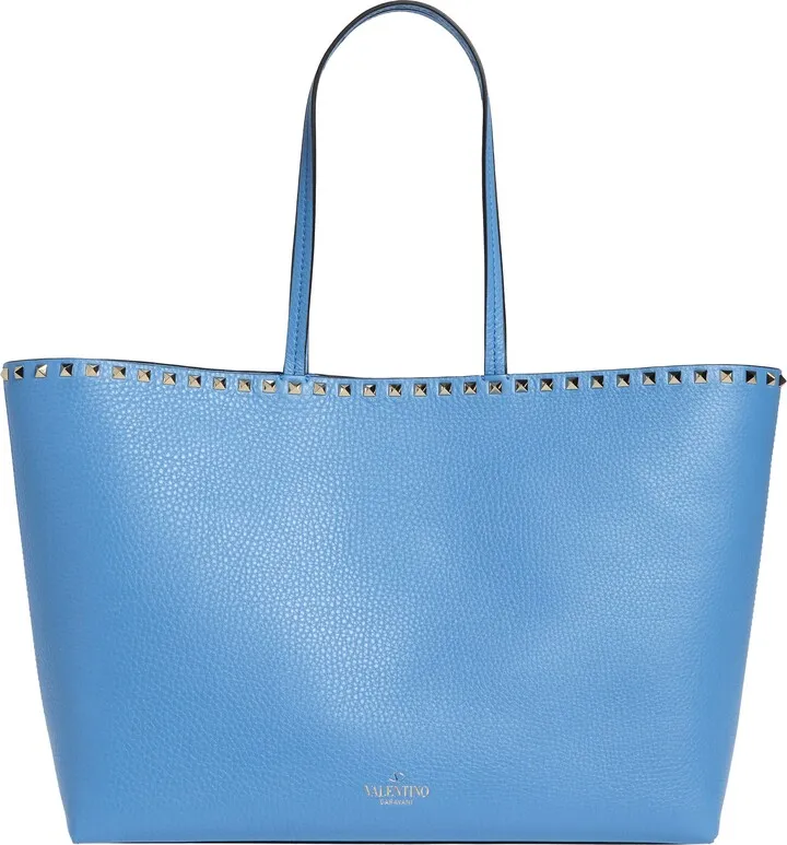 Rockstud Leather Tote