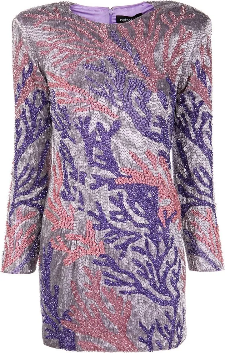 Nikki sequin-embellished mini dress