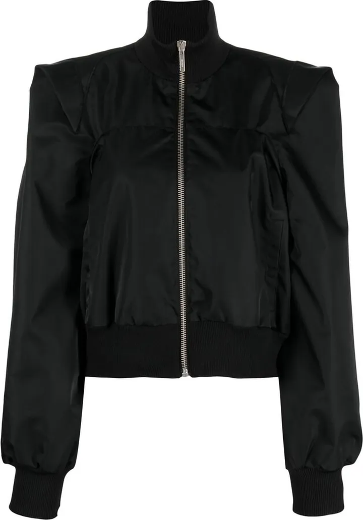 Cropped Bomber Jacket