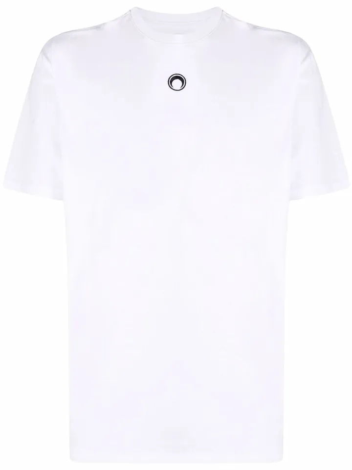 crescent moon logo-print T-shirt