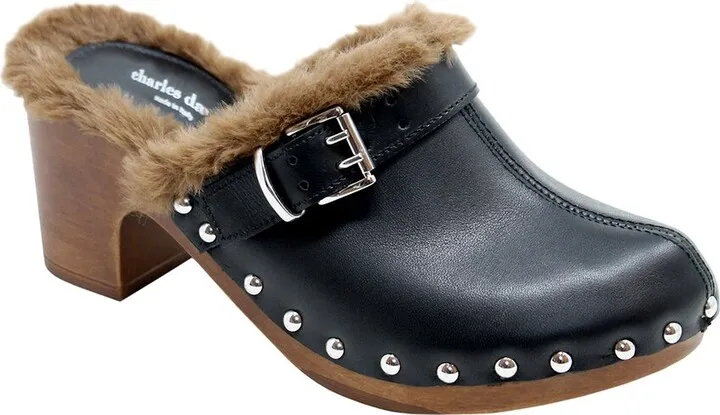 Charles By Charles David Lecce Leather Clog