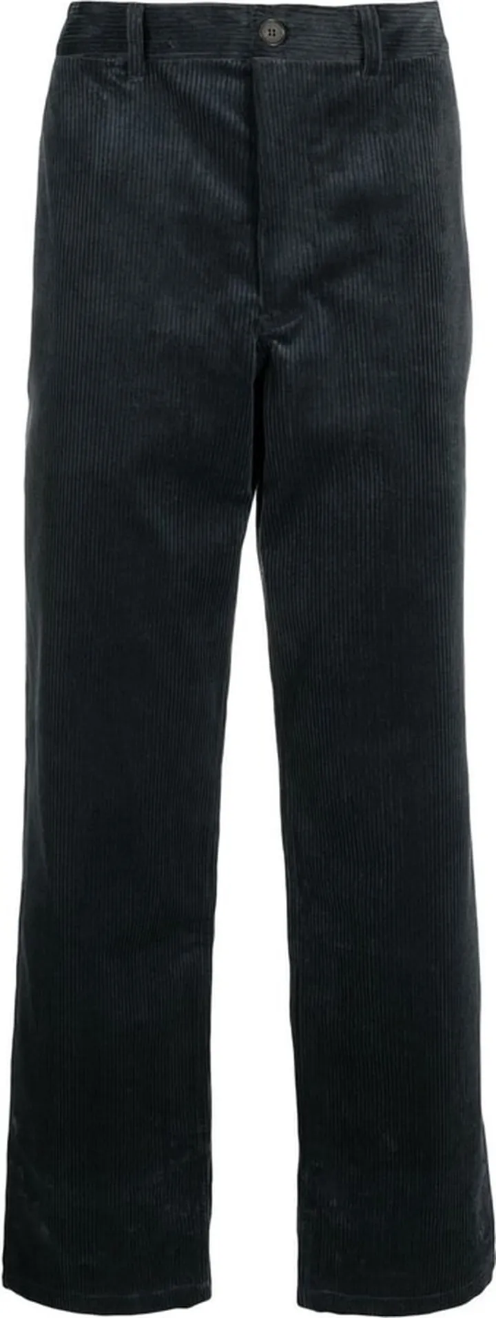 Corduroy Straight-Leg Cut Trousers